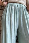 Cyril Crinkelle Wide Leg Pant Sage